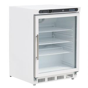 Polar CD086, 150 litre Glass door fridge