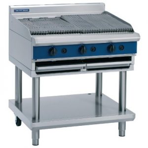 Blue Seal G596-LS 900 mm wide Nat Gas Chargrill.
