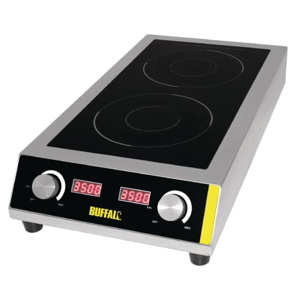 Buffalo GF239 twin counter top induction hob