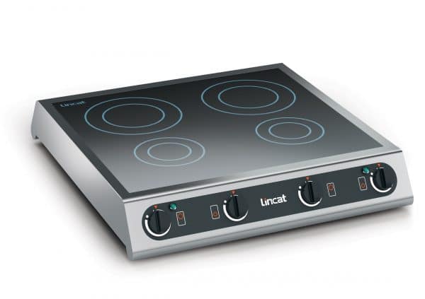 Lincat IH42 Electric Counter-top Induction Hob with 4 Zones,