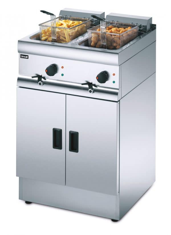 Lincat J12 Twin Tank, Free Standing Electric Fryer