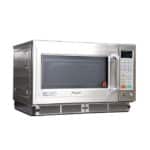 This is a front on image of a Panasonic NEC1275 Commercial Microwave Oven