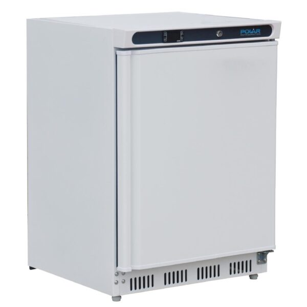Polar CD610 150 litre, White commercial under counter fridge - Image 2