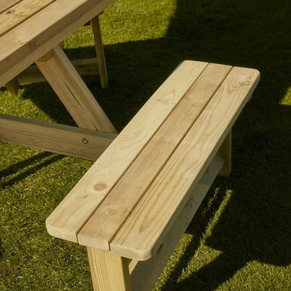 WINER & DINER TRIANGLE PICNIC TABLE - 6 SEATER. ZA.72133CT - Image 3